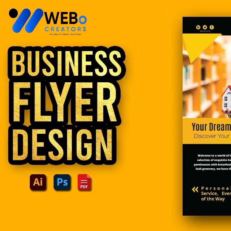 Creative Flyer Design for Moving Company in Indiana | Flyer for Removals Services