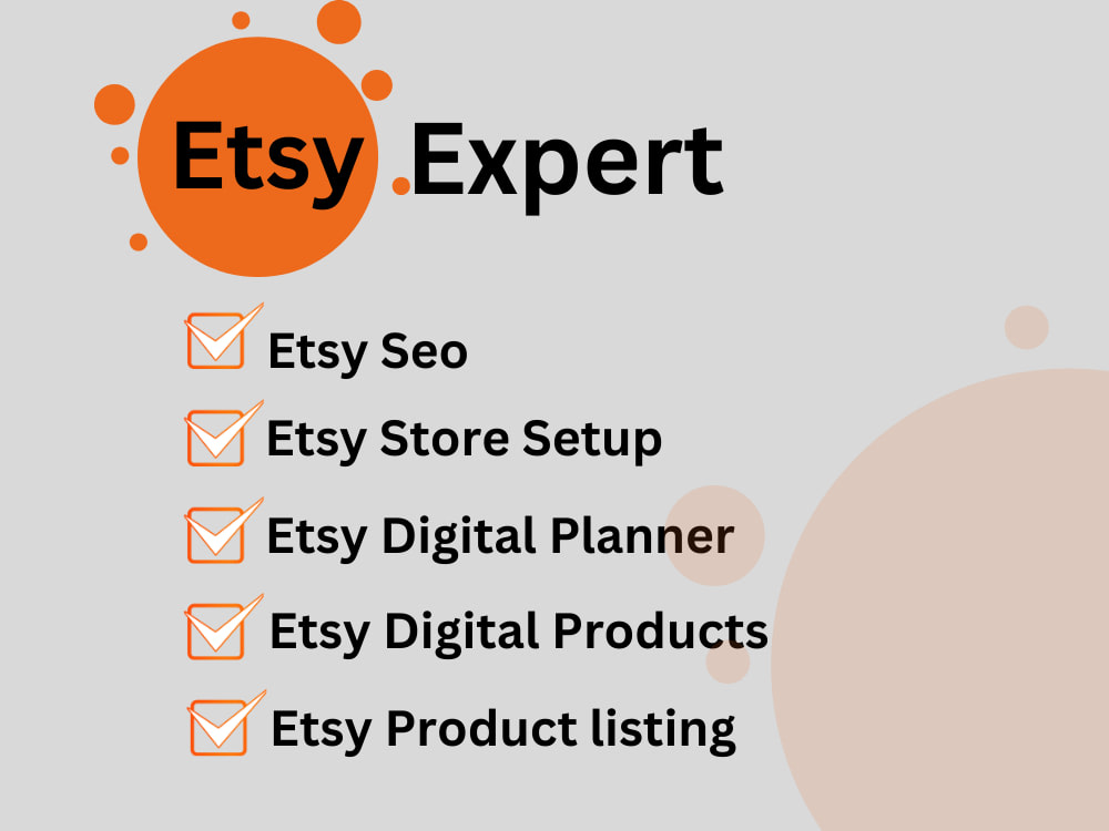 Etsy Shop Setup Service | Branding, SEO, Banner Design, Product Listings in Indiana