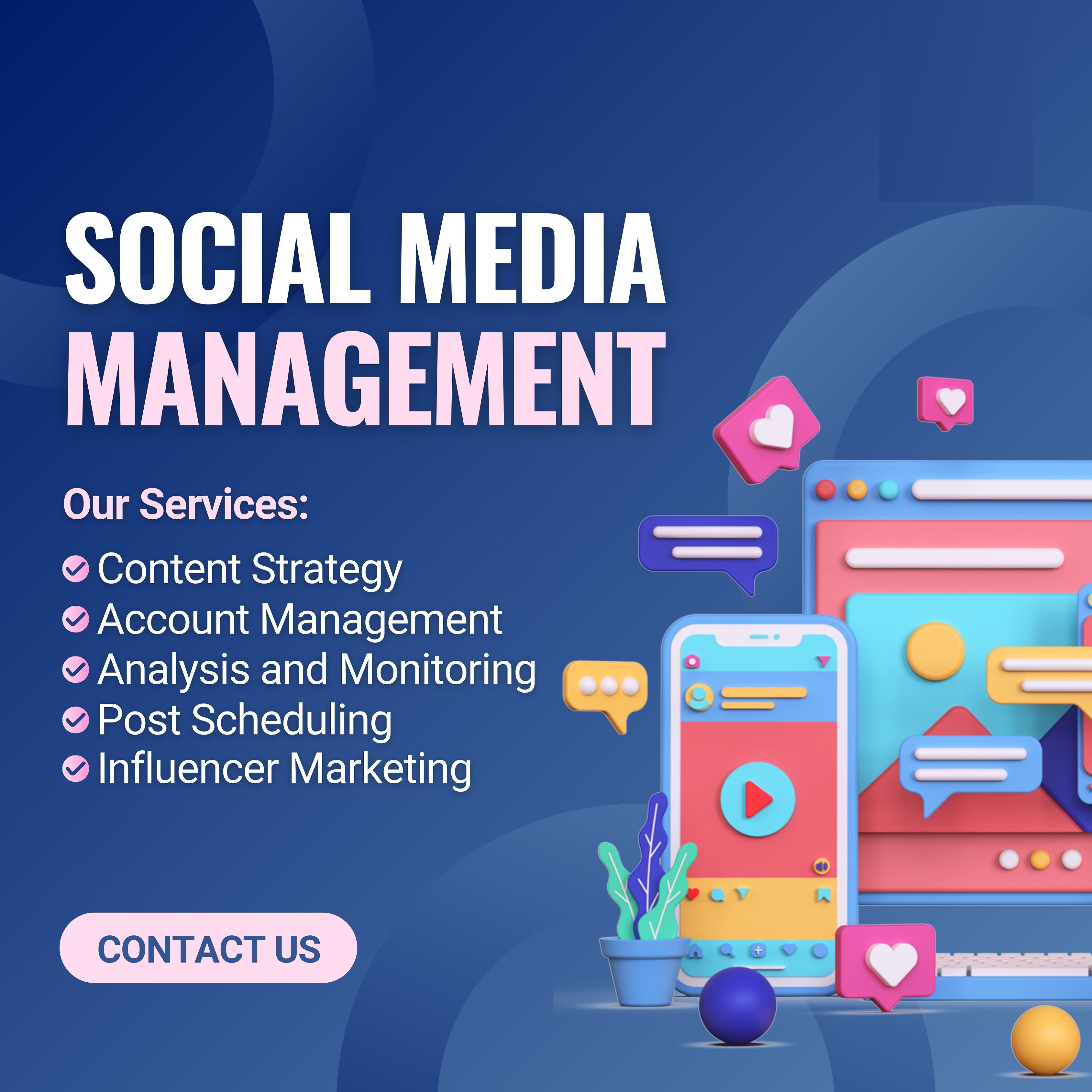 Best Social Media Design Service | Top Social Media Post Design in Indiana